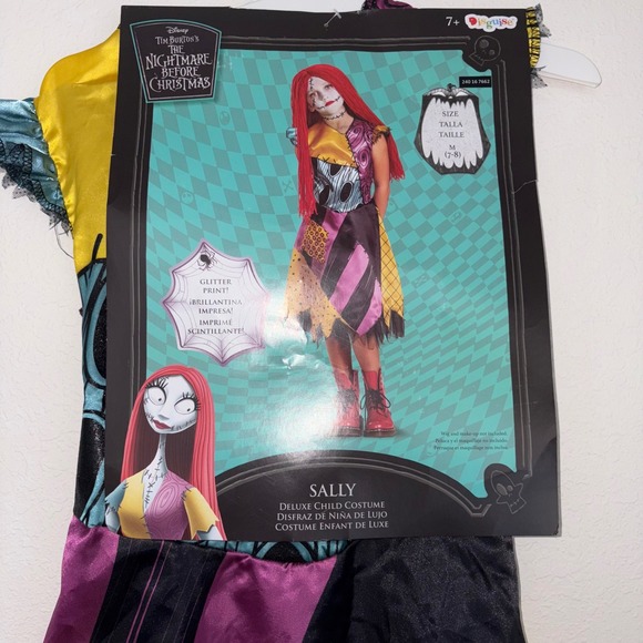 Disguise Disney The Nightmare Before Christmas Sally Deluxe Child Costume  7 8 - Picture 2 of 10
